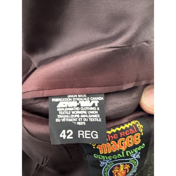 Magee Donegal Tweed Blazer 42R Men’s Gray Green Wool Sport Coat Ireland - Picture 8 of 10